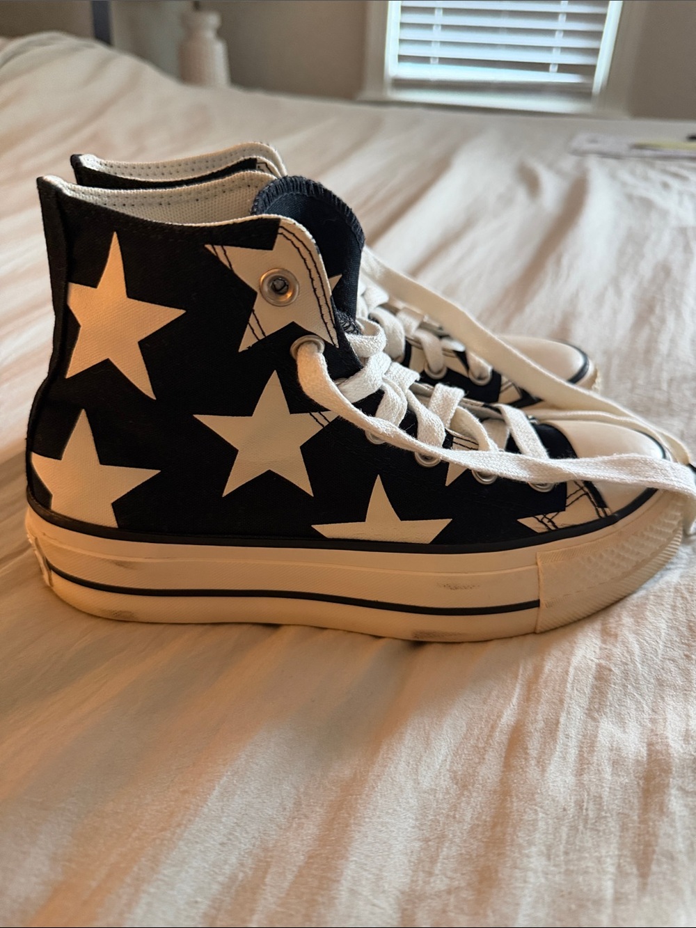 Converse High-Top Star Canvas Sneakers - Black/White